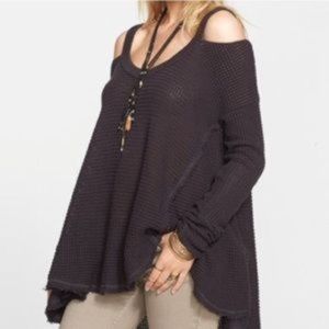 Free People Moonshine Cold Shoulder Sweater